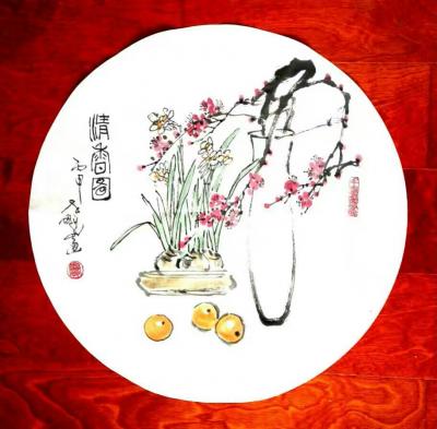 窦世魁日记-书法与画鸟【图1】