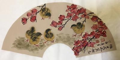 石广生日记-饭后戏墨：

他日成凤莫相忘。【图3】