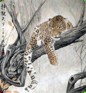 王振立国画作品《【王振立 静观天下】》价格4500.00元
