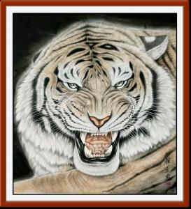 艺术品图片：艺术家王振立国画作品名称《【王振立.王者风范】》价格2000.00 元