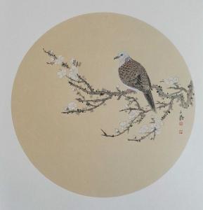 艺术品图片：艺术家安士胜国画作品名称《花鸟》价格3000.00 元
