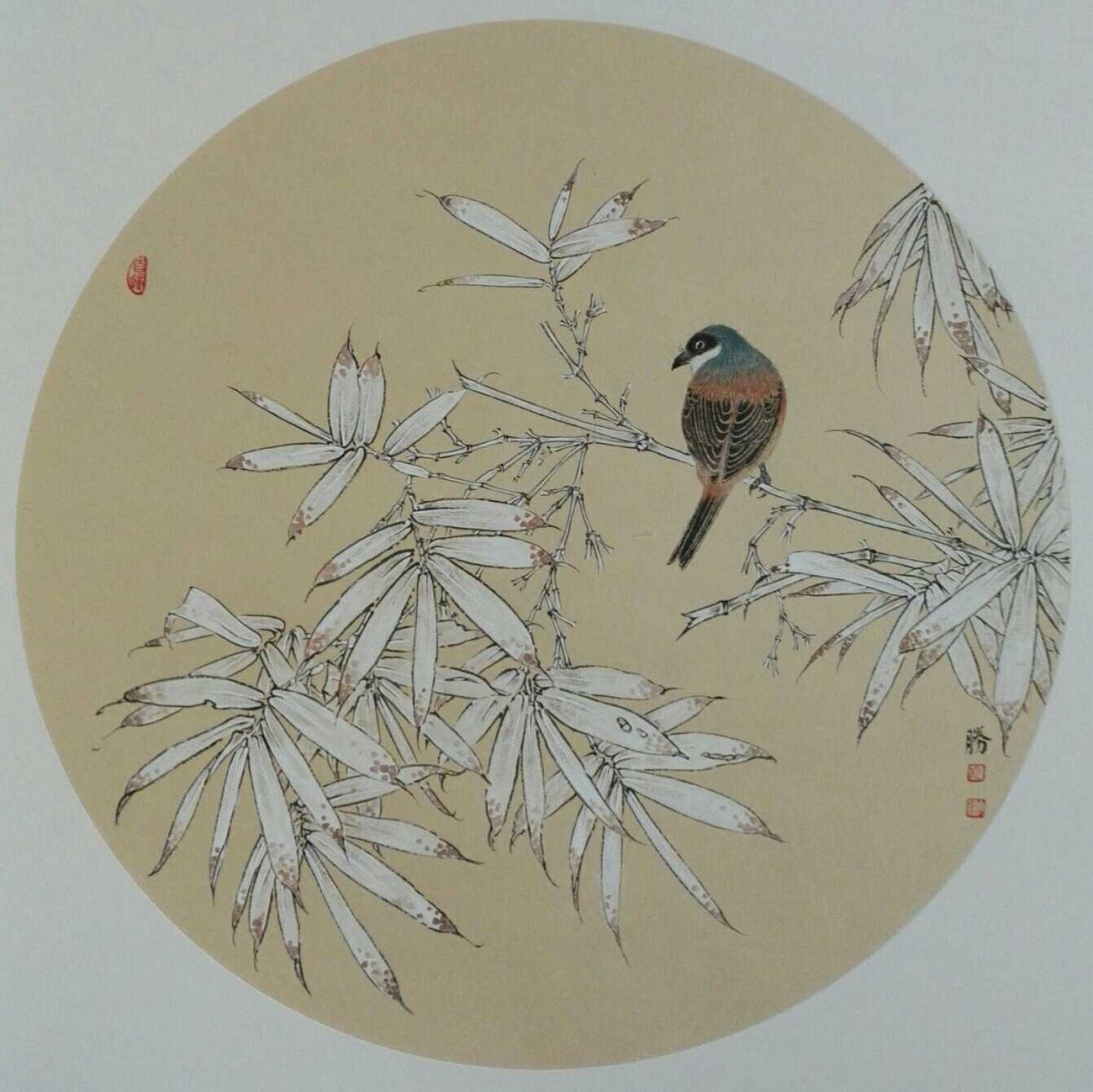 安士胜国画作品《花鸟》【图2】