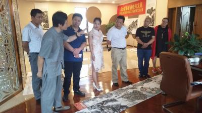 杨牧青荣誉-著名书画家杨牧青水墨华山与陕西八景中国画创作新闻发布会【图3】