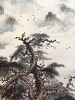 艺术家罗树辉日记:继续册页小品《清风挻松柏，逸气上烟霞》【图3】