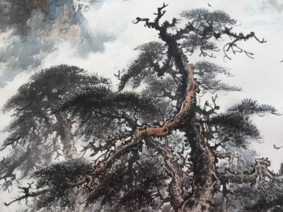 罗树辉日记-继续册页小品《清风挻松柏，逸气上烟霞》【图6】