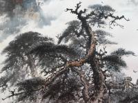 艺术家罗树辉日记:继续册页小品《清风挻松柏，逸气上烟霞》【图5】