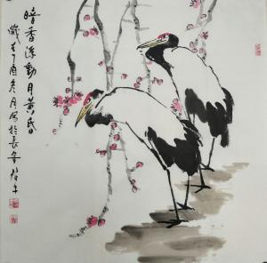 田君才国画作品《暗香》价格4800.00元