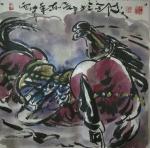 王东帝日志-神马多是浮云。四尺对开（组图）~王东帝绘画王国【图3】