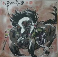 艺术家王东帝日记:神马多是浮云。四尺对开（组图）~王东帝绘画王国【图5】