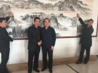 艺术家刘传军日记:206号作品……【高山静听松涛声】，今日，由山西太原的古玩收【图0】