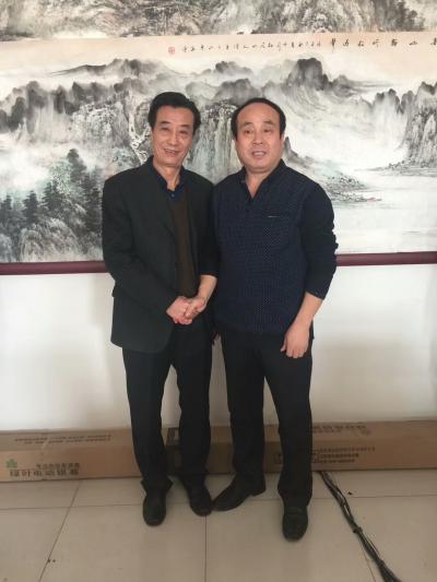 刘传军日记-206号作品……【高山静听松涛声】，今日，由山西太原的古玩收藏大家——卫先生收藏【图3】