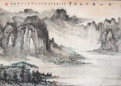 刘传军日记-206号作品……【高山静听松涛声】，今日，由山西太原的古玩收藏大家——卫先生收藏【图4】