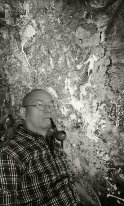 戴建华日记-《毕摩的咒语2》布面综合材料……亲们，周一愉快！【图2】