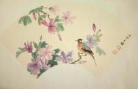 艺术家李玉凤日记:花鸟扇面【图1】