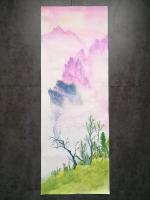 艺术家王征明日记:王征明水意画，霞光系列作品【图3】