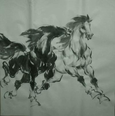 刘建国日记-近作 骏马图  请欣赏【图2】