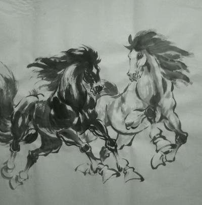 刘建国日记-近作 骏马图  请欣赏【图4】