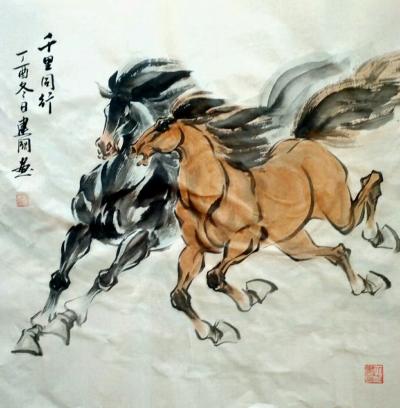 刘建国日记-近作 骏马图  请欣赏【图7】