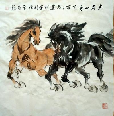 刘建国日记-近作 骏马图  请欣赏【图9】