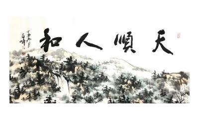 高亚仑日记-刚完成的唐山周总定制的两幅 136乘70厘米【图2】