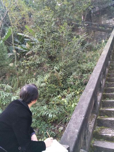 杨牧青生活-水墨巴蜀·杨牧青中国画写生行暨川府文化问道大型系列文化艺术活动之“遂宁龙凤古镇”【图2】