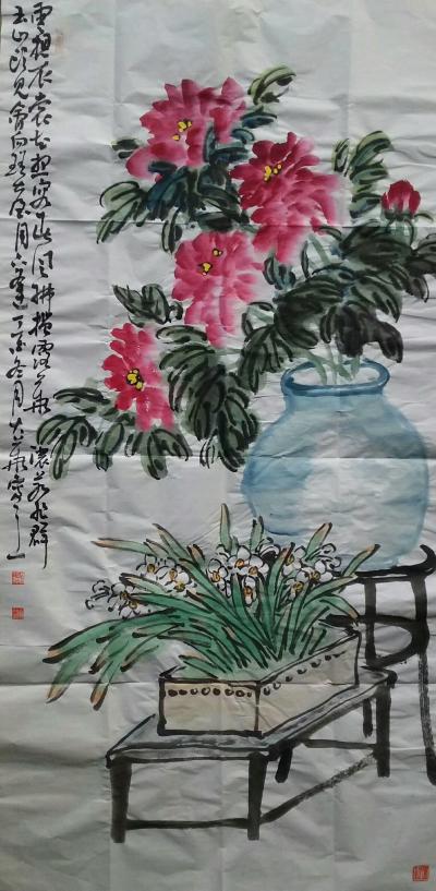 陶宗智日记-吾兄长姚素华先生，著名画家吴悦石先生弟子。。。。为人豪爽大气，书画如人同。其人其【图1】