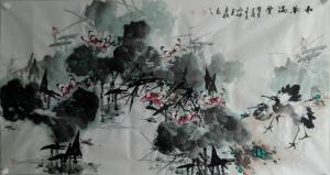 艺术品图片：艺术家邢坤国画作品名称《和气满堂》议价