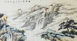 艺术品图片：艺术家赵仲谋国画作品名称《听泉声》价格20000.00 元