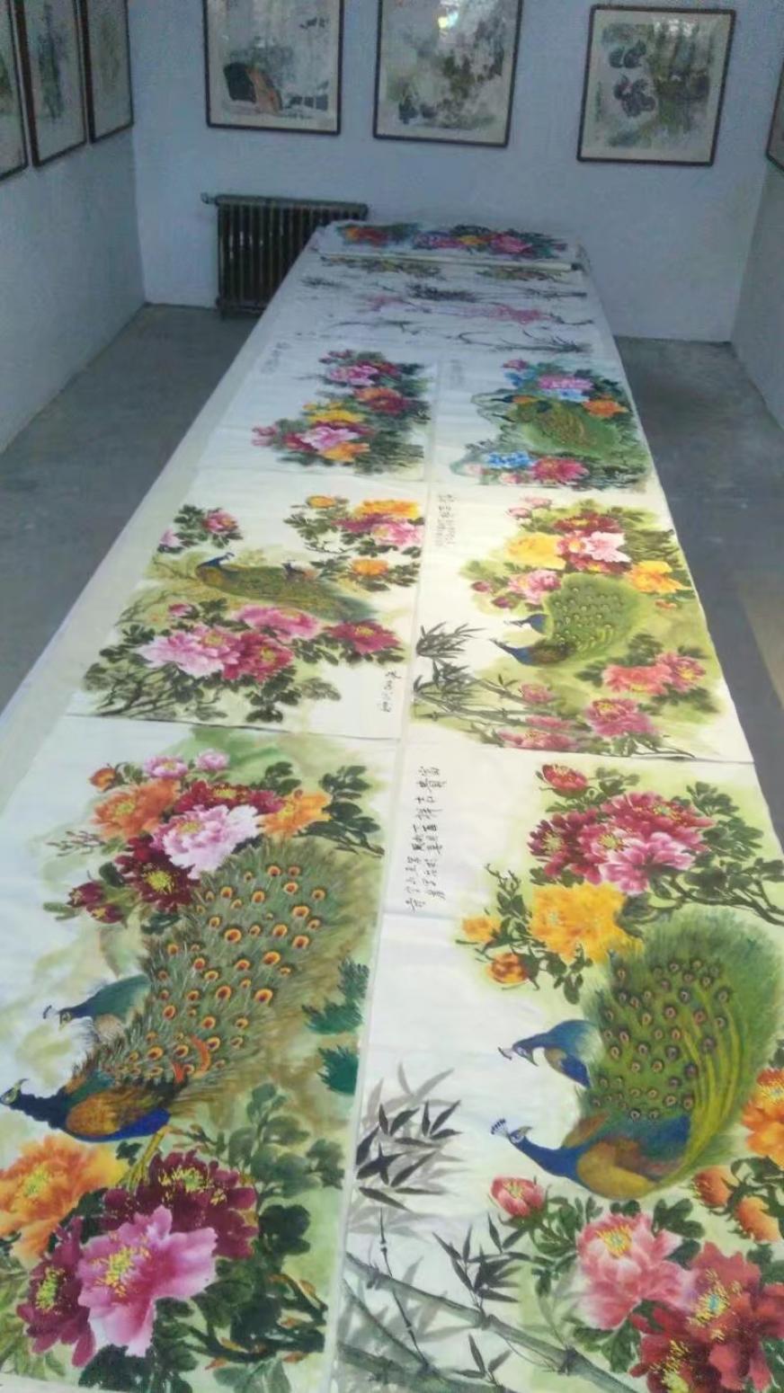 卢凤喜国画作品《富贵吉祥》