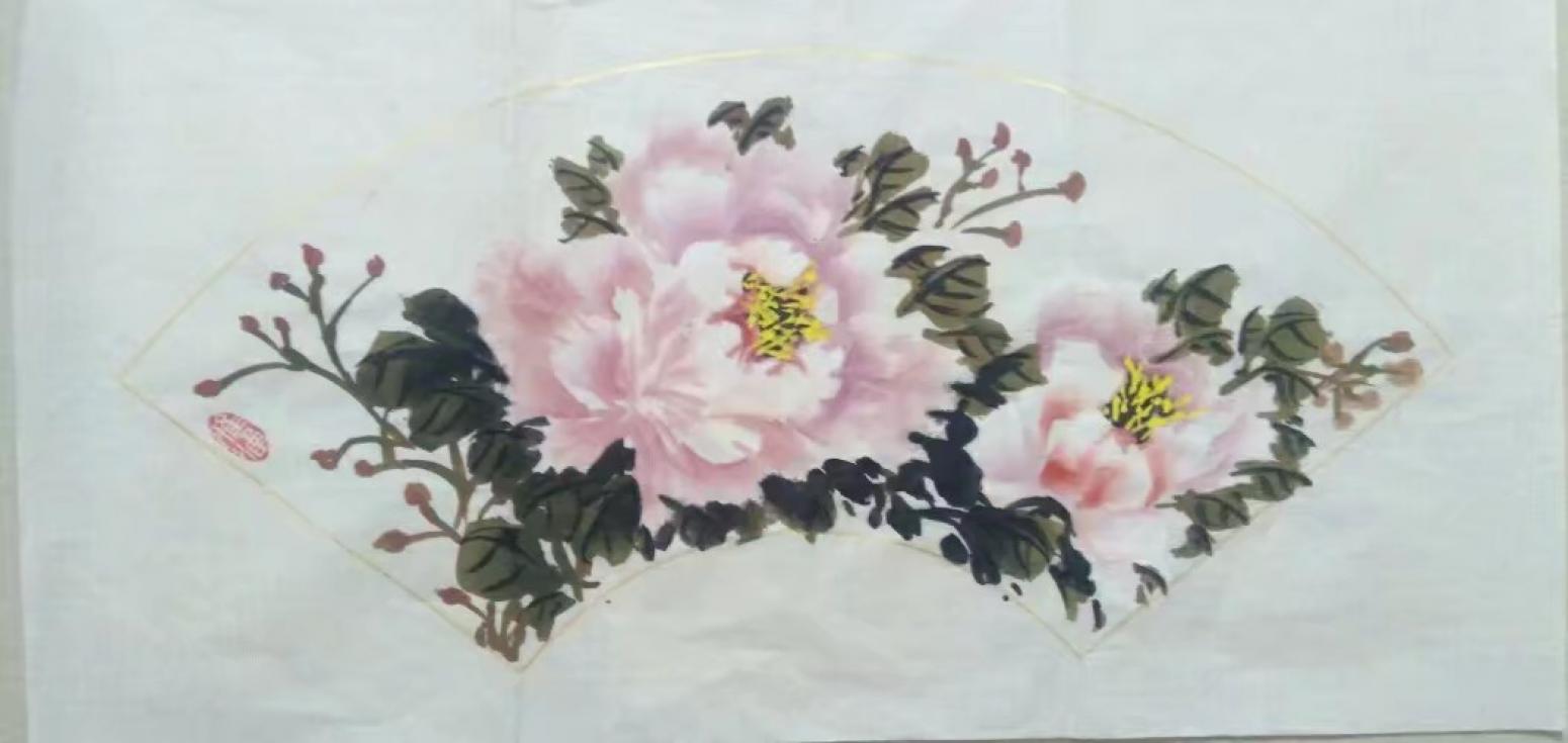 卢凤喜国画作品《花开富贵》【图0】