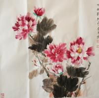 艺术家李玉凤日记:牝丹花开,富贵吉祥!【图1】