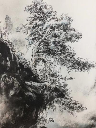 罗树辉日记-继续张家界册页《银装素裹》【图2】