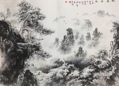 罗树辉日记-继续张家界册页《银装素裹》【图6】