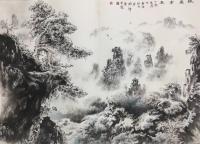 艺术家罗树辉日记:继续张家界册页《银装素裹》【图5】