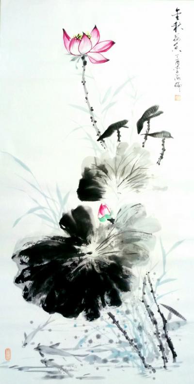 李牧日记-泉眼无声惜细流，
树阴照水爱晴柔。
小荷才露尖尖角，
早有蜻蜓立上头。【图1】