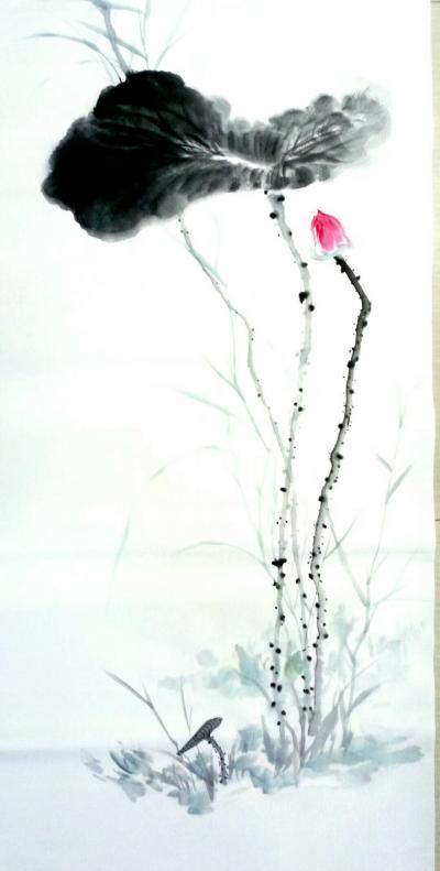 李牧日记-泉眼无声惜细流，
树阴照水爱晴柔。
小荷才露尖尖角，
早有蜻蜓立上头。【图2】