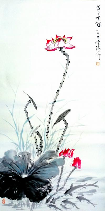 李牧日记-泉眼无声惜细流，
树阴照水爱晴柔。
小荷才露尖尖角，
早有蜻蜓立上头。【图8】