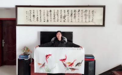 李尊荣日记-《连年有鱼》今日此作品结缘【图2】