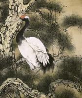 艺术家李忠信日记:　仙鹤：寓意延年益寿。 与松树一起寓意松鹤延年。与鹿和梧桐寓【图2】