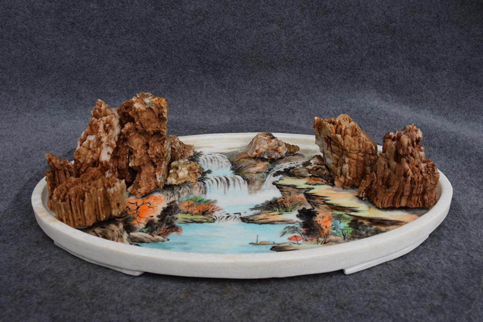 杨增超国画作品《意境式盆景》【图2】