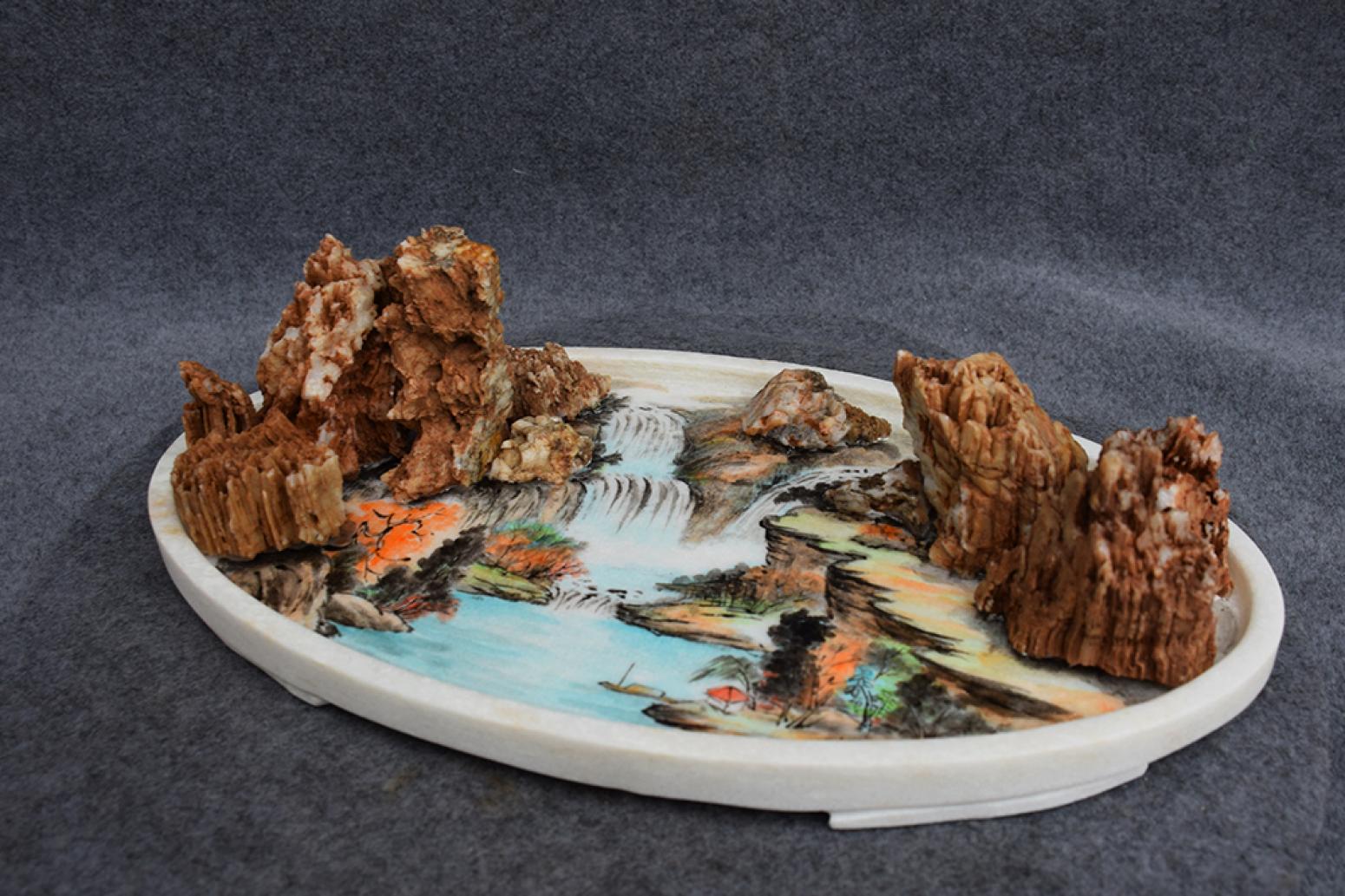 杨增超国画作品《意境式盆景》【图3】