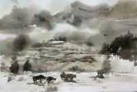 艺术家王涛日记:不忘初心,争取每天坚持画,加油【图1】