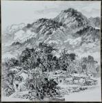 阎敏日志-罗浮山下，写生新得，国画山水，阎敏【图1】