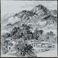 艺术家阎敏日记:罗浮山下，写生新得，国画山水，阎敏【图0】