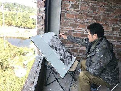 阎敏日记-罗浮山下，写生新得，国画山水，阎敏【图3】