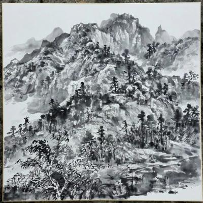阎敏日记-罗浮山下，写生新得，国画山水，阎敏【图4】