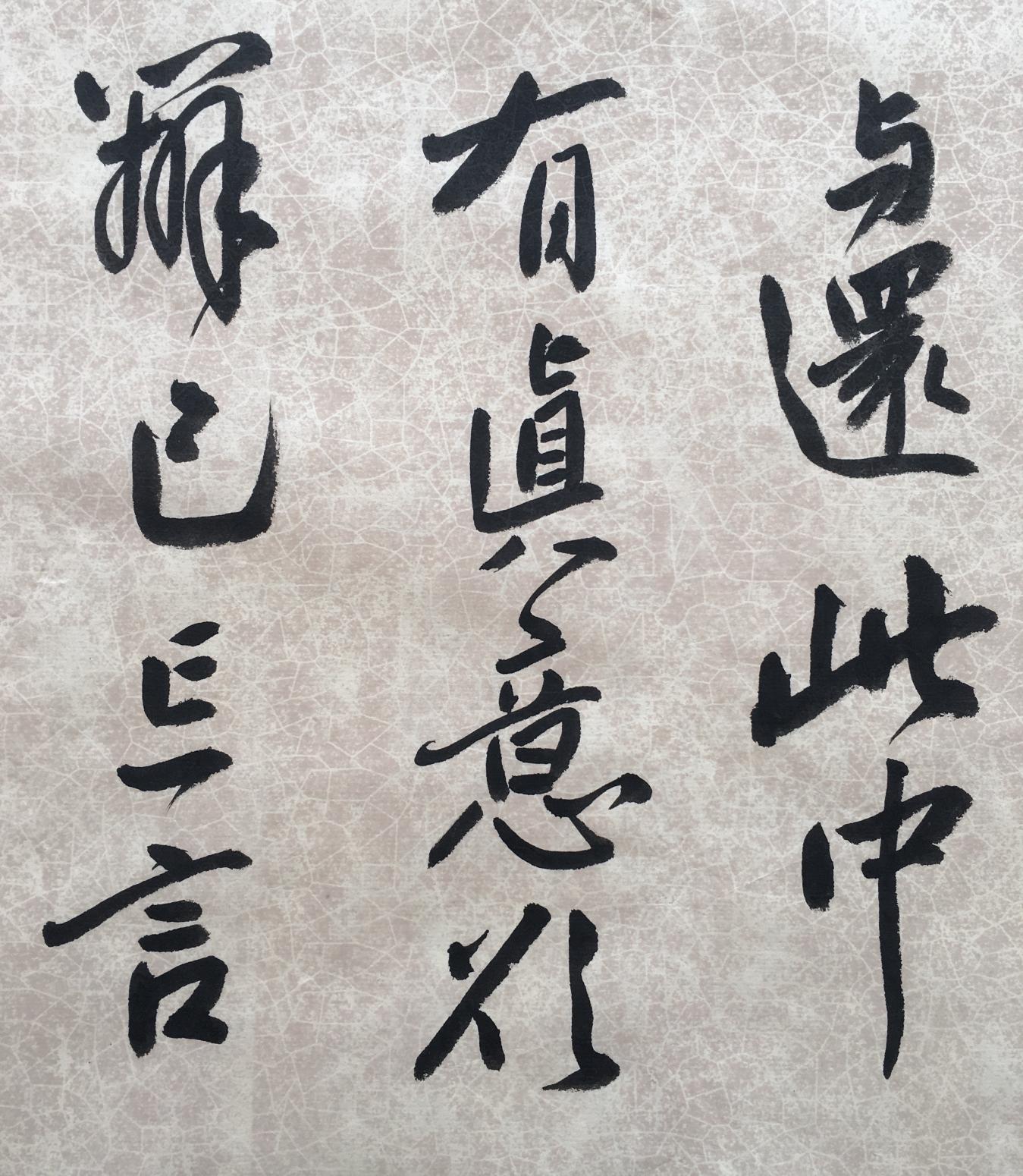 李小建书法作品《陶渊明饮酒诗》【图1】