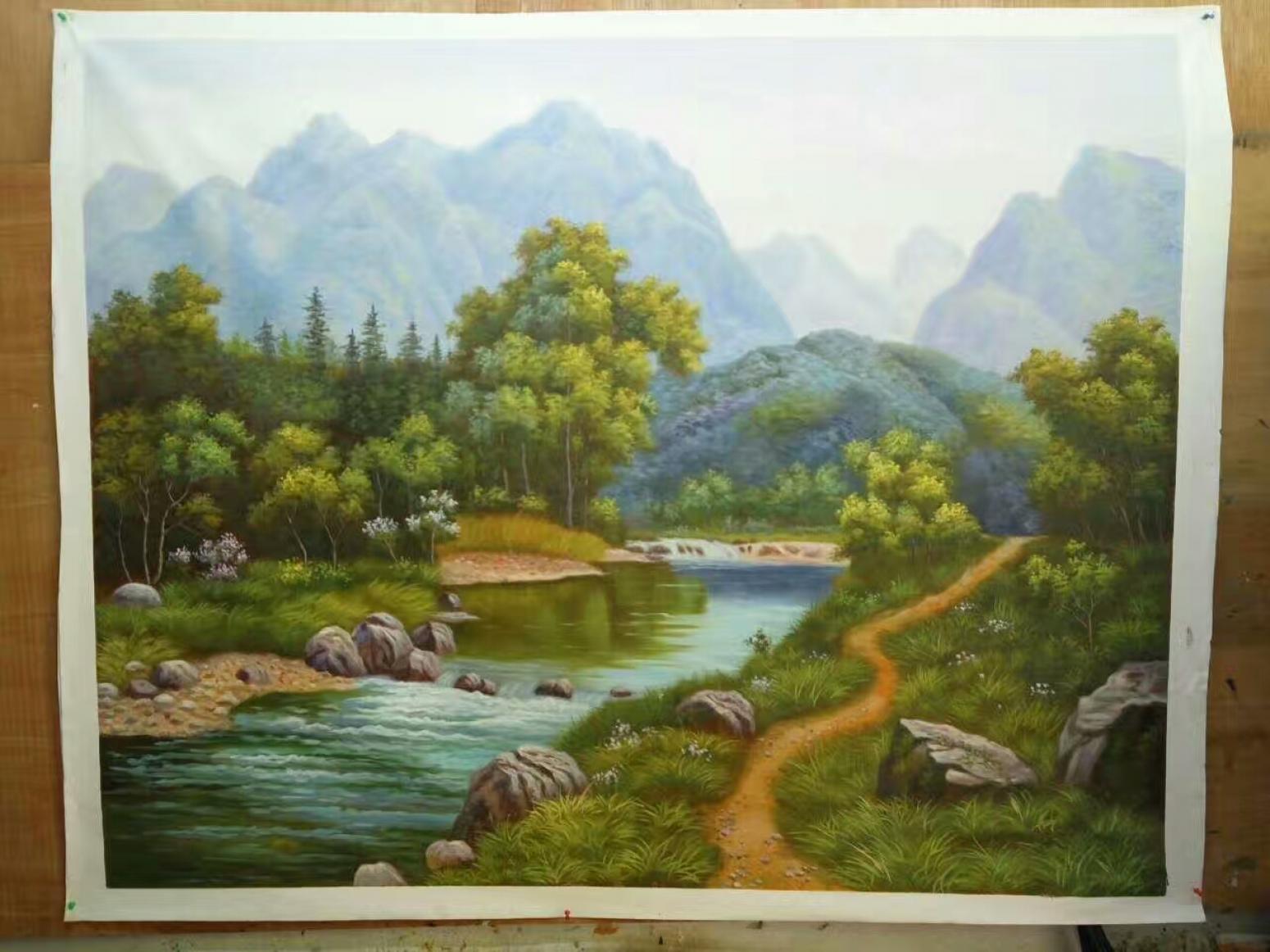 罗鸿羽油画作品《油画《故乡》》【图0】