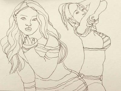 魏杰日记-魏杰速写作品欣赏【图2】