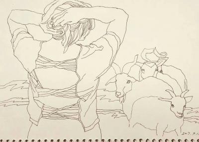 魏杰日记-魏杰速写作品欣赏【图3】